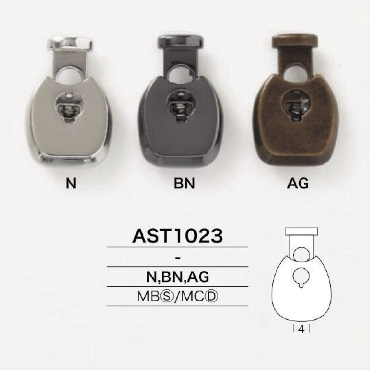AST1023 황동 스프링/다이캐스팅제 코드록[버클·고리류] IRIS