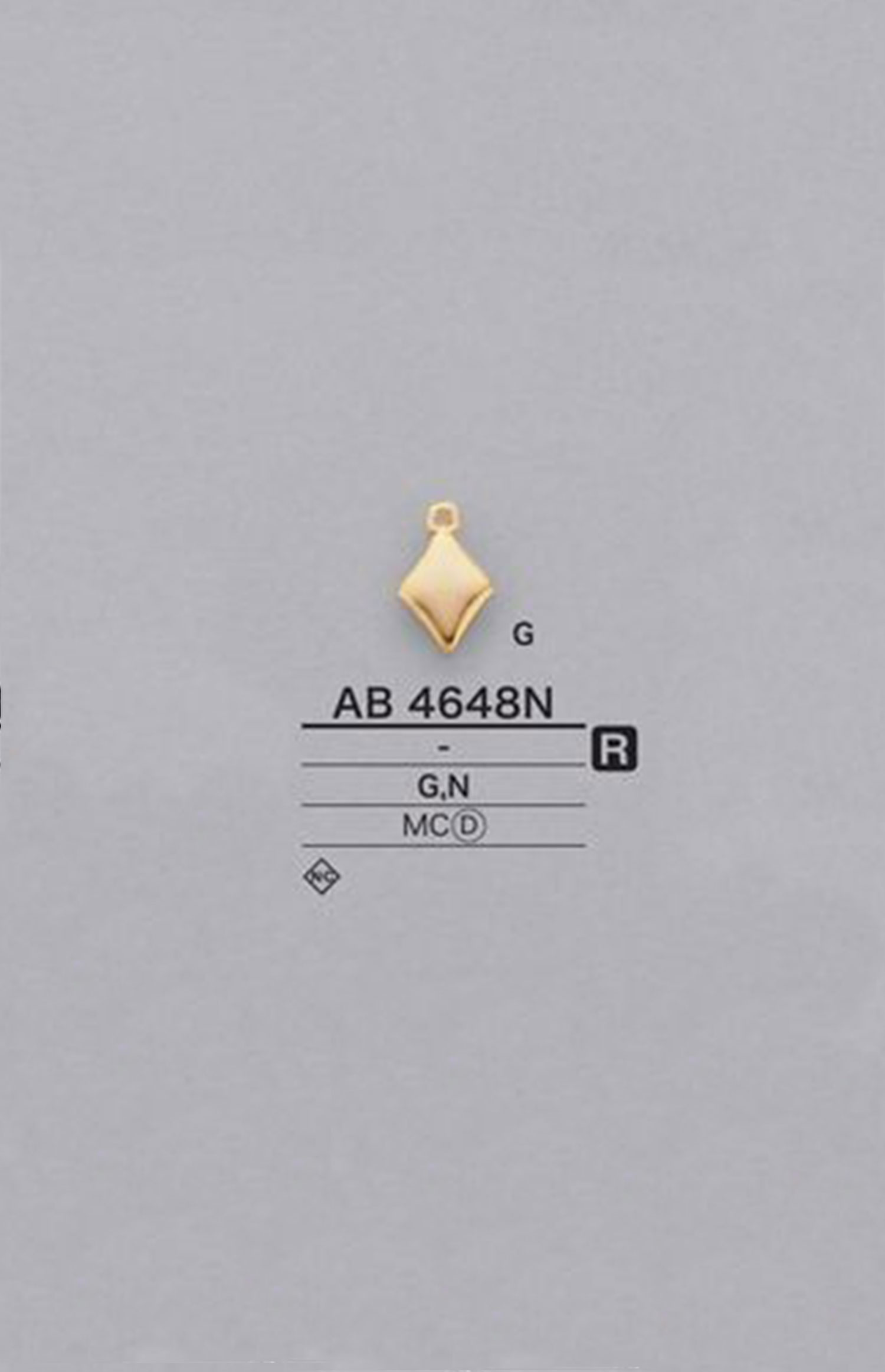 AB4648N 다이아몬드 모티브 부품[잡화 기타] IRIS