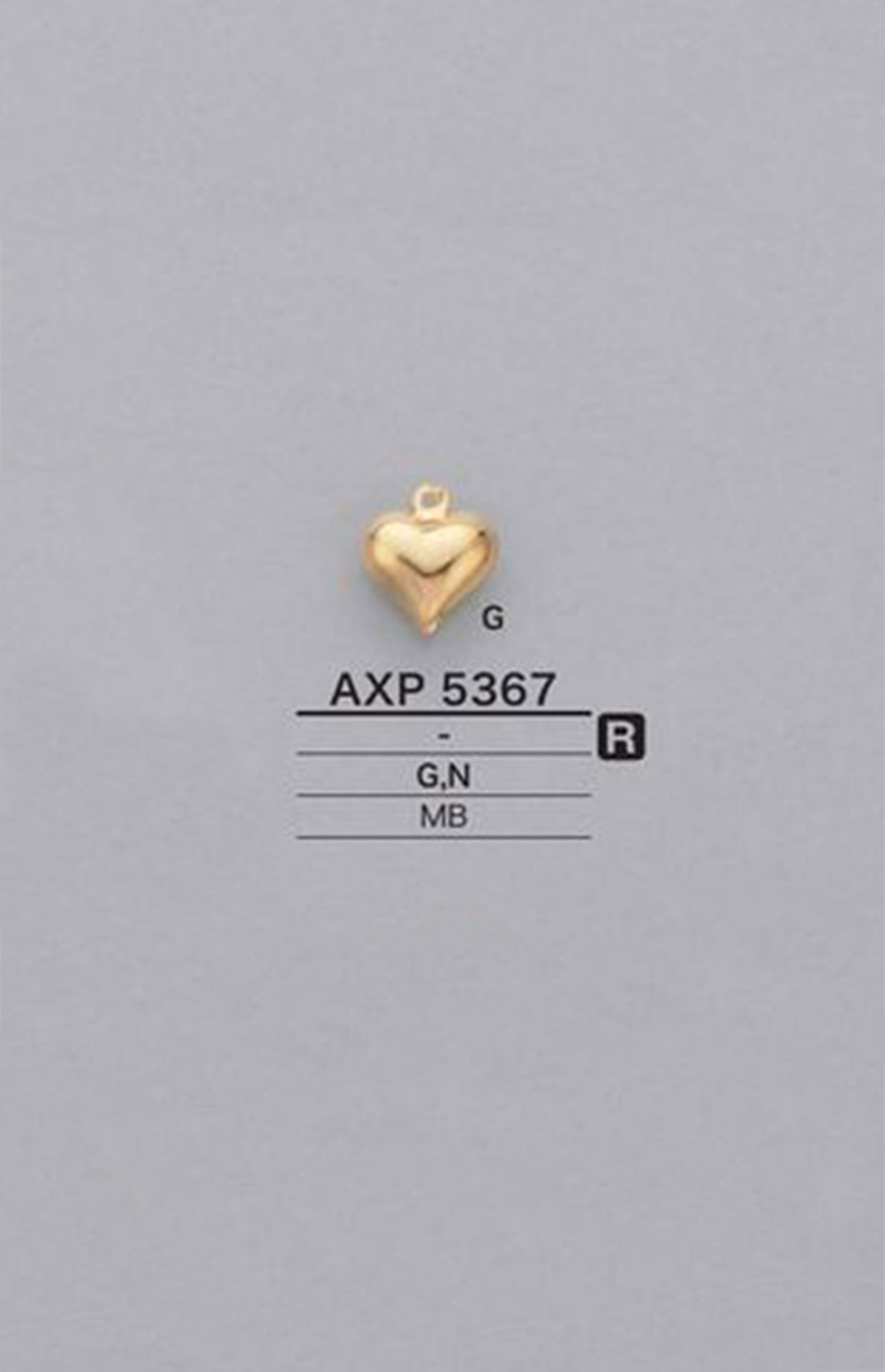 AXP5367 하트 모티브 부품[잡화 기타] IRIS