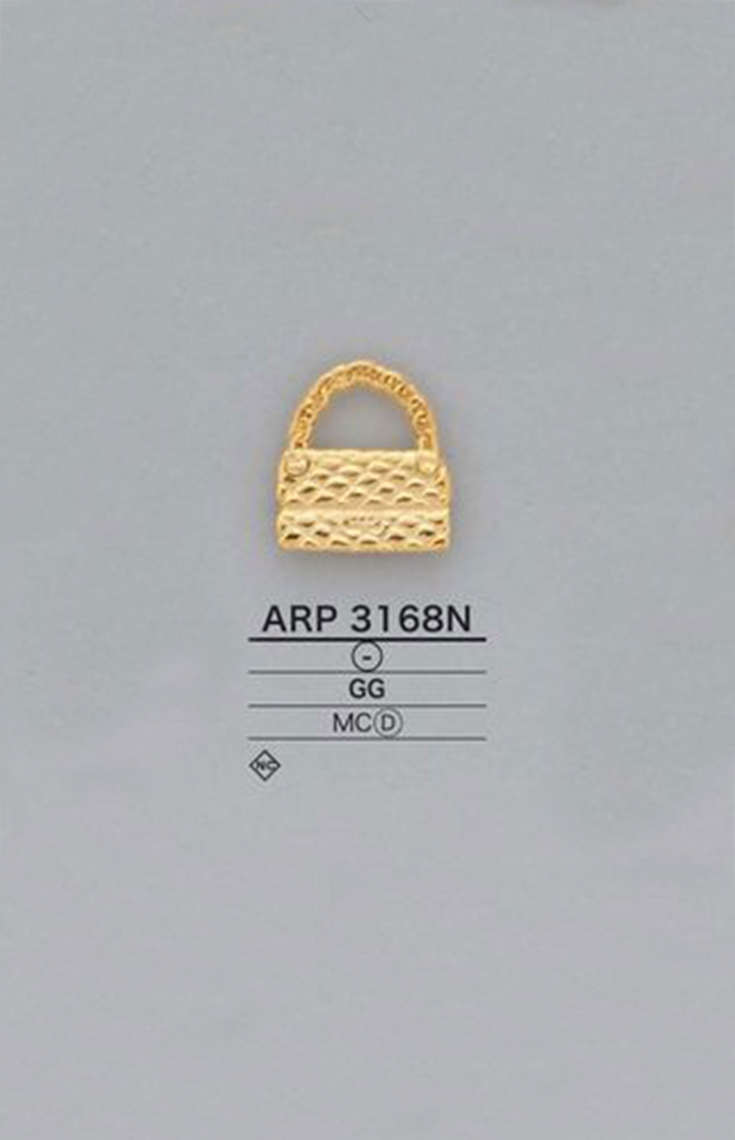 ARP3168N 가방형 모티프 부품[잡화 기타] IRIS