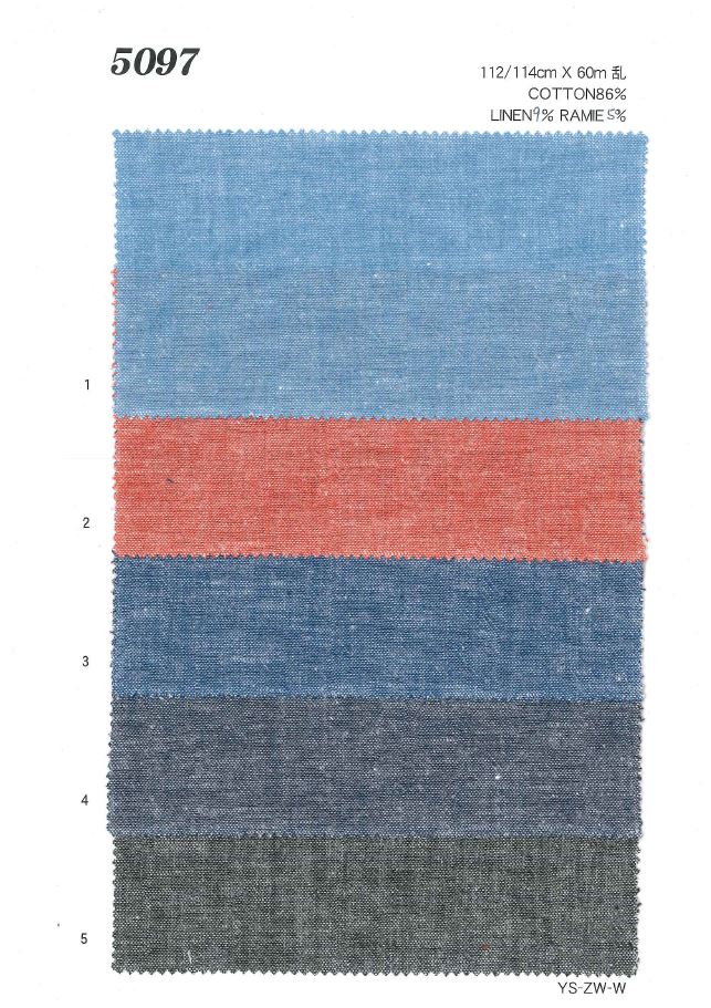 MU5097 린넨 단가리[원단] Ueyama Textile