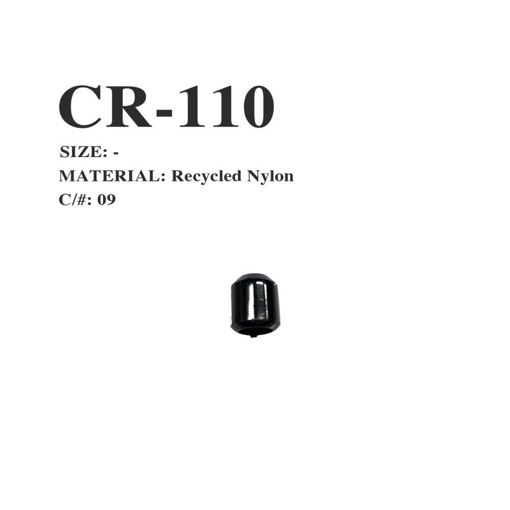 CR-110 어망 재활용 나일론 고드 엔드 스토퍼 원통형[버클 고리, 링] 모리토(MORITO)