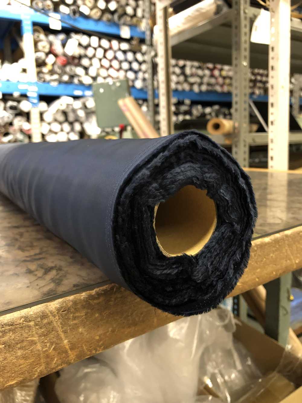 AK4340 100% 큐플라 와이드 폭, 네이비, 패턴 없음[안감] 아사히 카세이(Asahi KASEI)