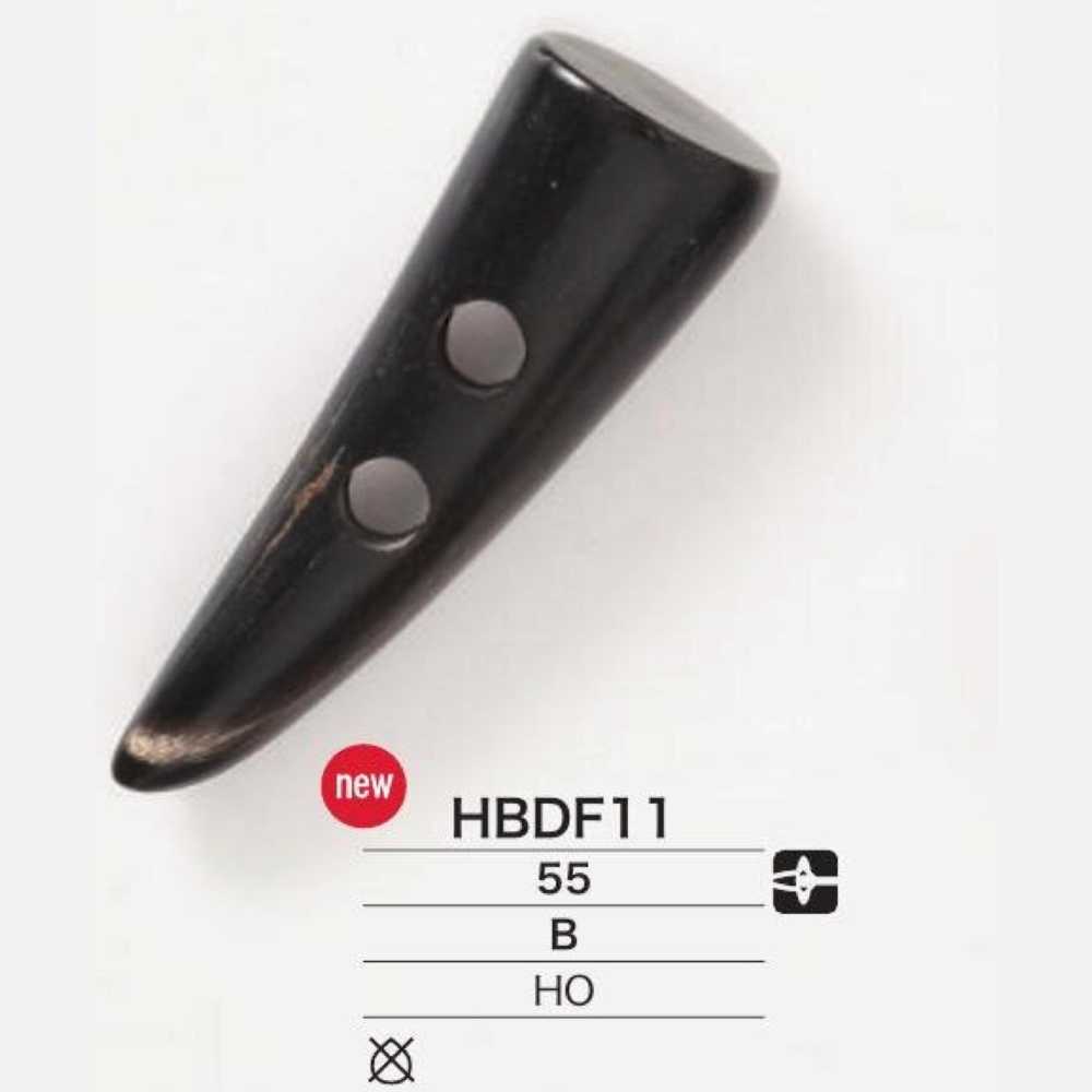 HBDF11 소뿔 단추 물소로 만든 더플 단추 IRIS