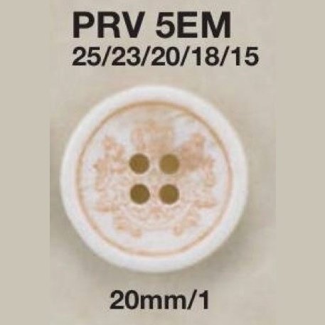 PRV5EM 우레아 수지제 표 구멍 4개 구멍 단추 IRIS