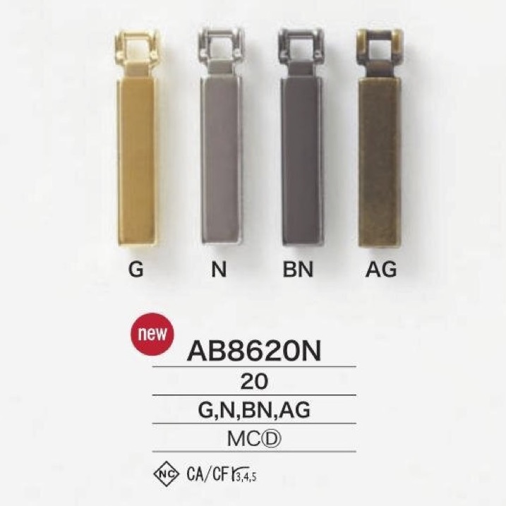 AB8620N 다이캐스트 지퍼 포인트 IRIS