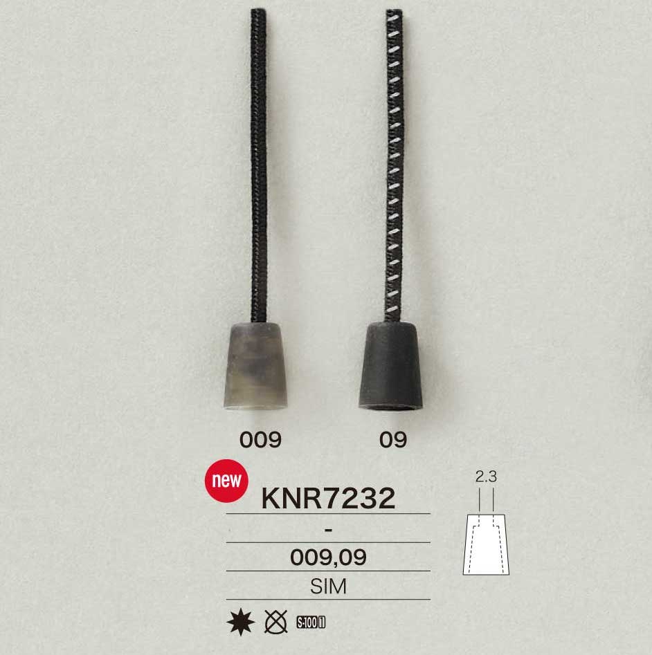 KNR7232 밀러블 실리콘 수지 코드 엔드[버클 고리, 링] IRIS