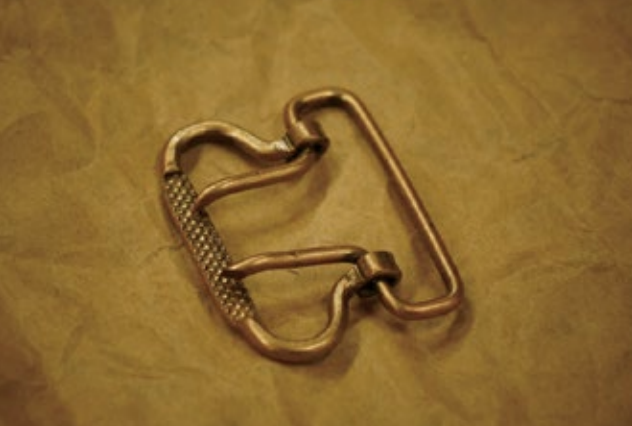 W-2PB25 2-바늘 버클, 25mm, 철제[버클 / 고리] 아사히지퍼(Asahi Fastener)