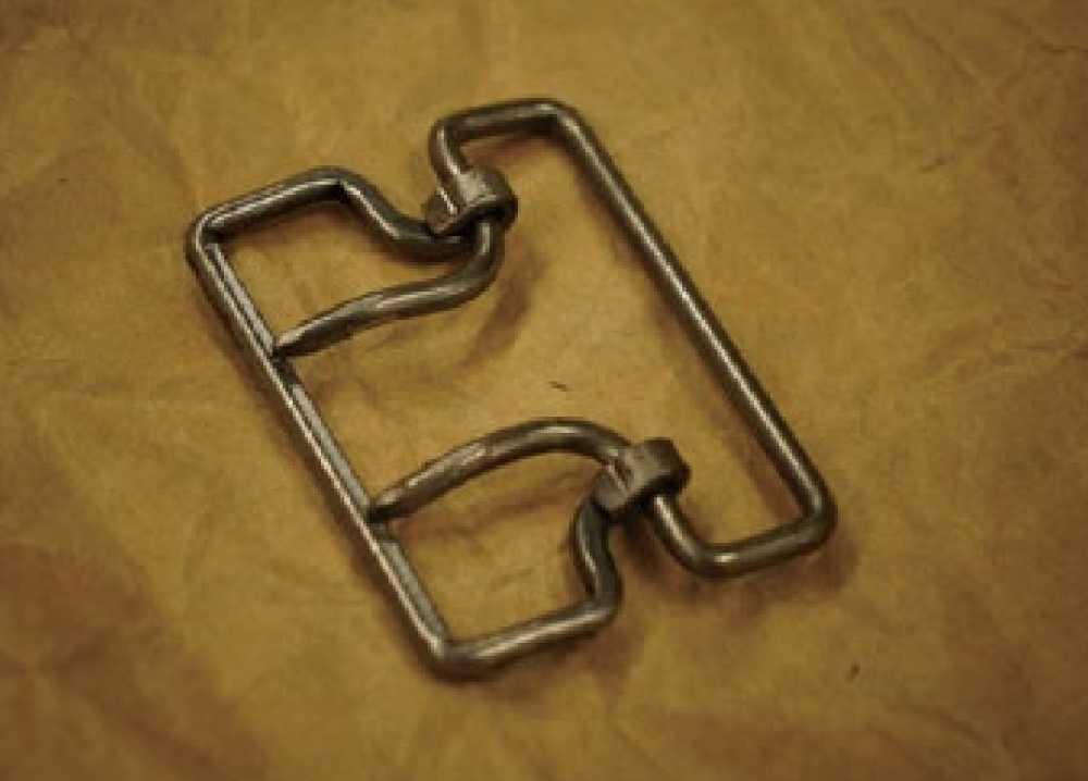 W-2PB28 2개 바늘 버클, 28mm, 철제[버클 / 고리] 아사히지퍼(Asahi Fastener)