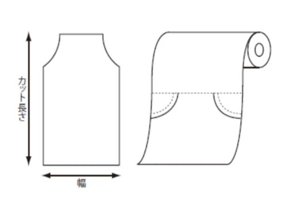 41920 PE 플랫 롤 커버 폭 500mm X 1100mm[잡화 및 기타] COPACK
