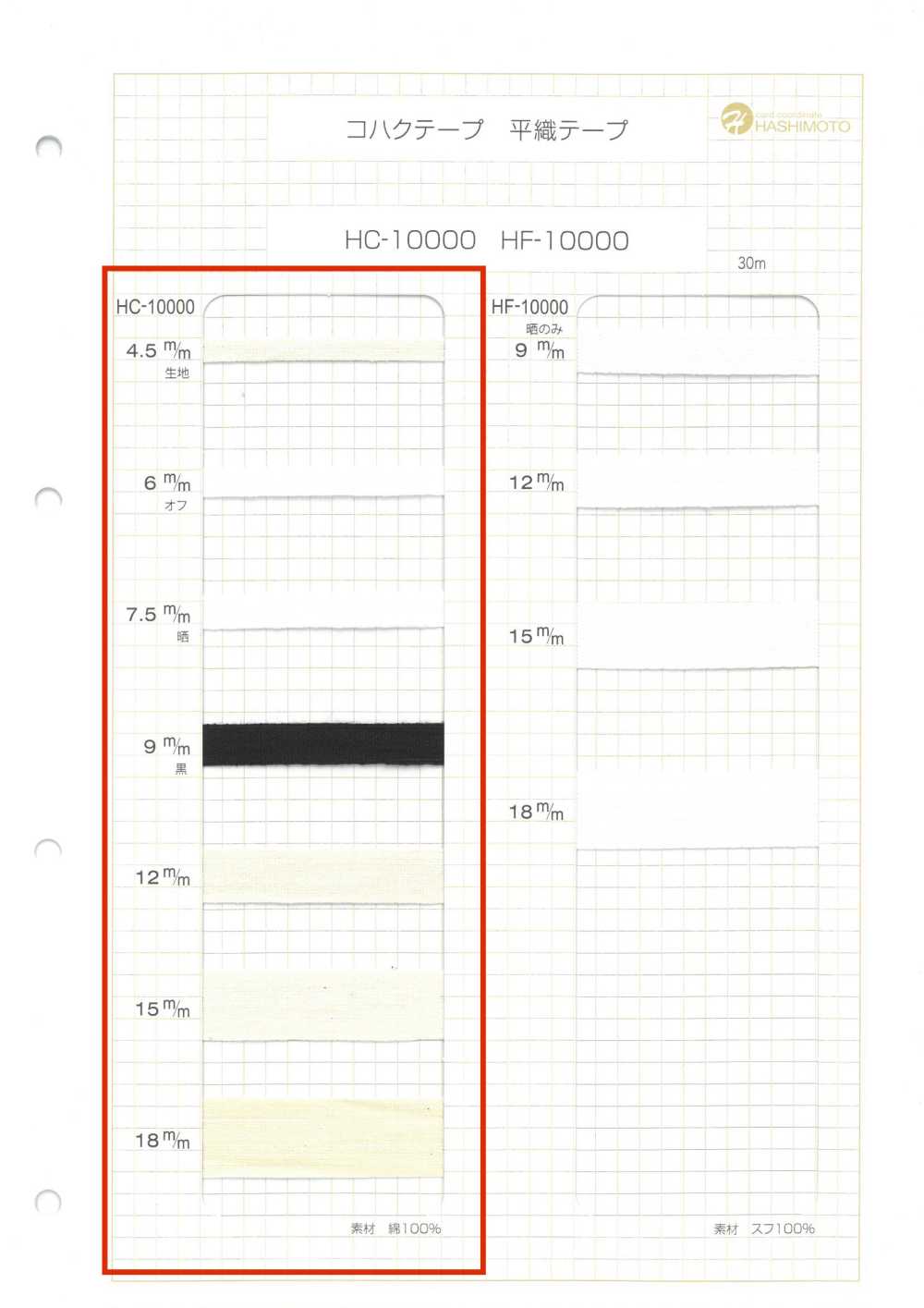 HC-10000 앰버 테이프[리본 / 테이프 / 코드] 이름 없음