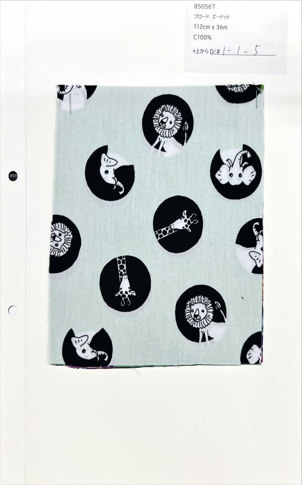 850567 브로드클로스 도트[원단] VANCET