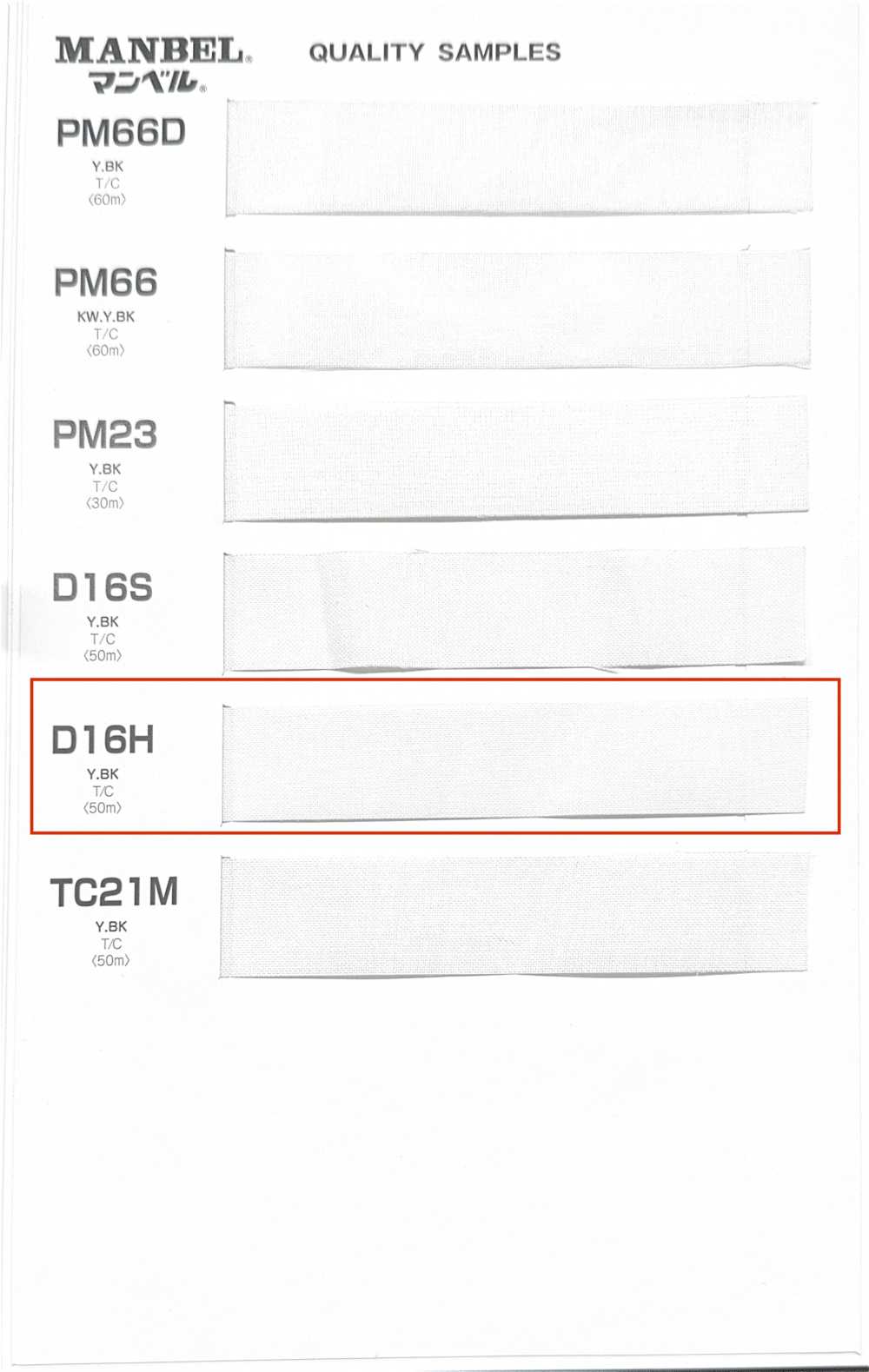 D16H Invel 시리즈 융착 심지(테이프), 중간 연질 타입 Manvel®