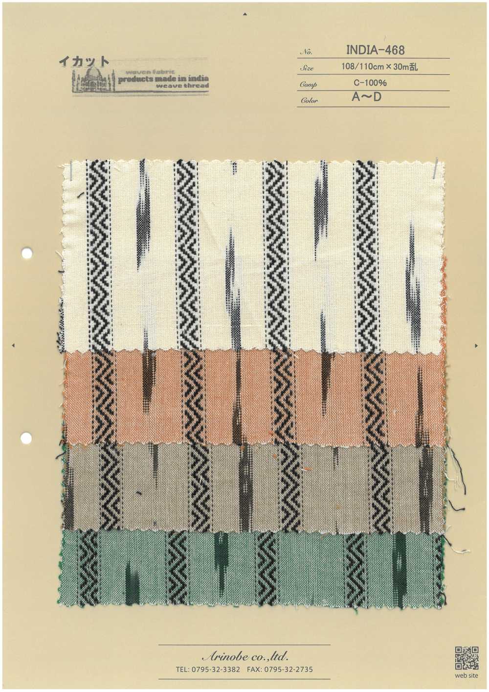 INDIA-468 이캇[원단] ARINOBE CO., LTD.