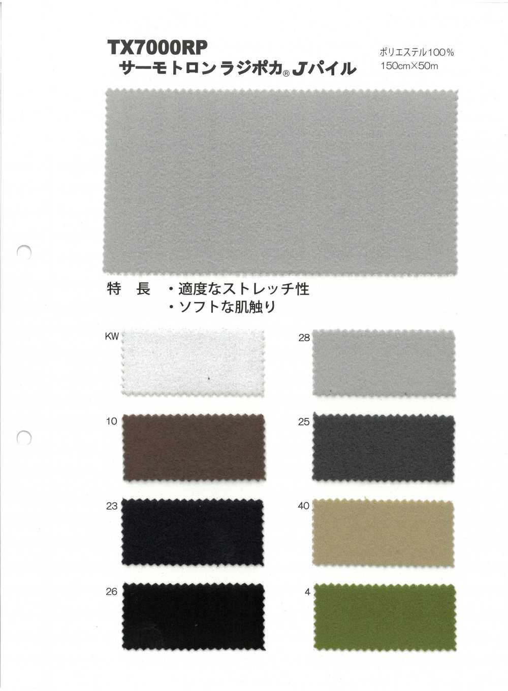 TX7000RP 써모트론 라디포카® J-파일[원단]