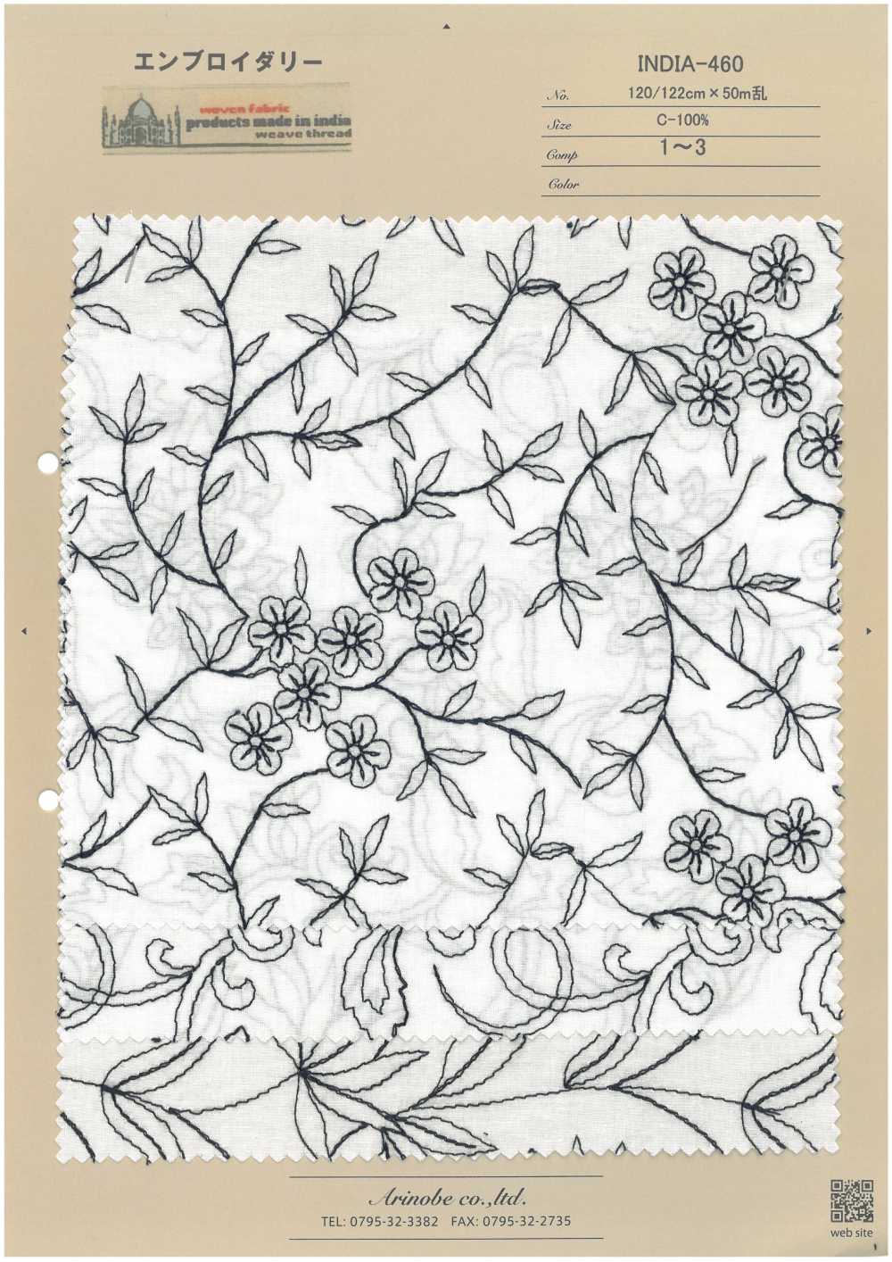 INDIA-460 자수[원단] ARINOBE CO., LTD.