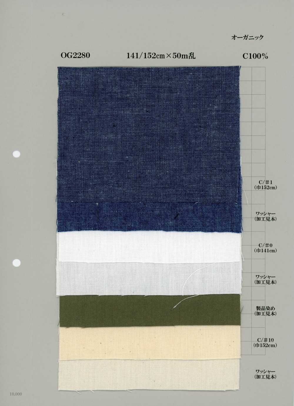 OG2280 오가닉 코튼 데님 5oz[원단] YOSHIWA FABRIC