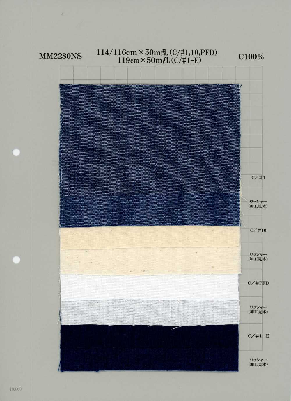 MM2280NS 코튼 데님 5oz[원단] YOSHIWA FABRIC