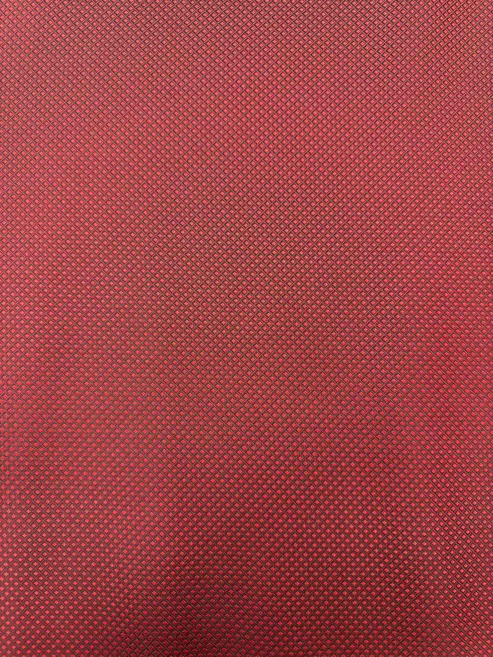 184E 【아울렛】야마나시 실크 실크 100% 대각선 체크 무늬 연지색[원단] 야마모토 (EXCY)