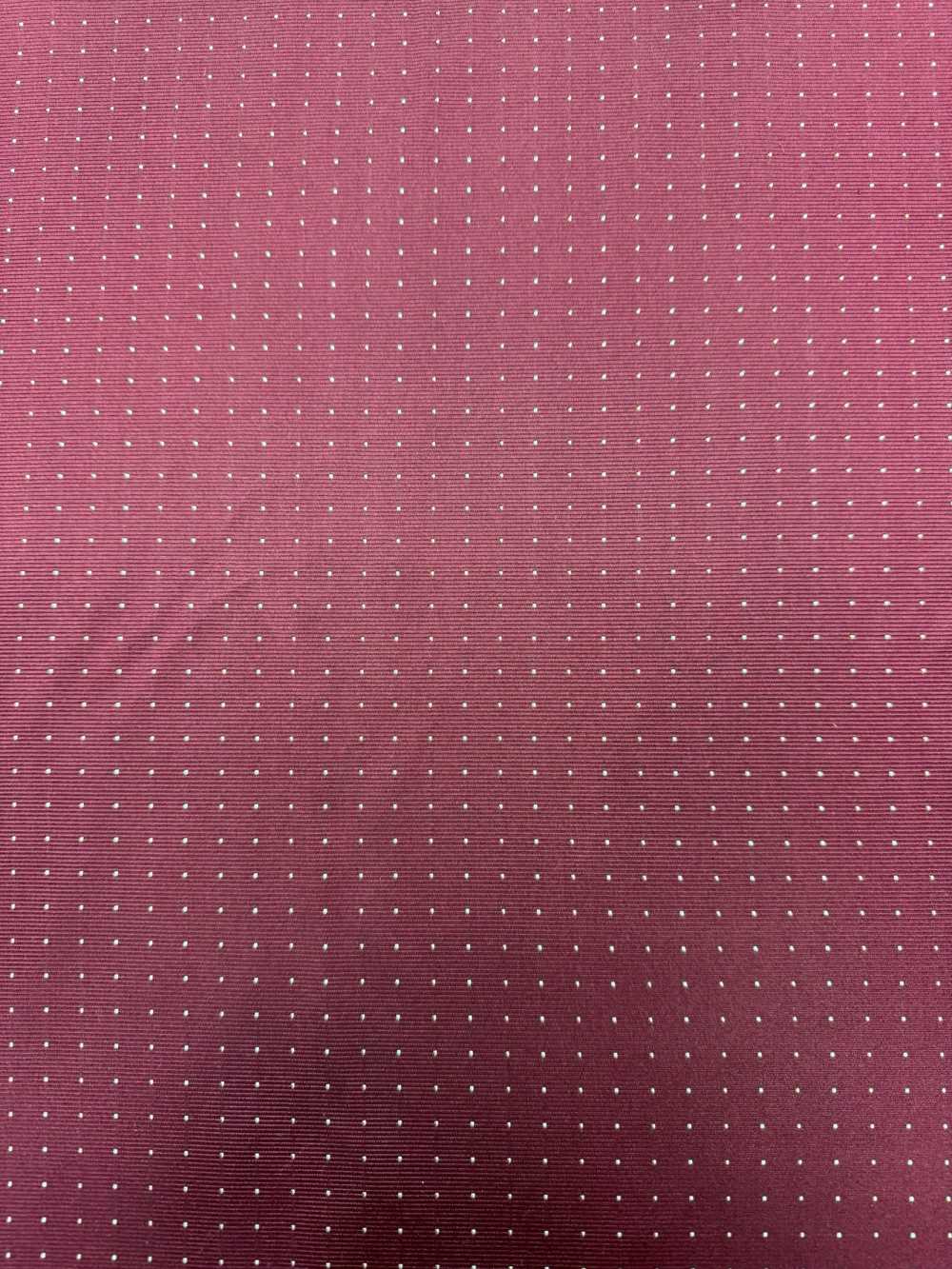 S-922 【아울렛】야마나시 실크 실크 100% 핀 도트 무늬 연지색[원단] 야마모토 (EXCY)