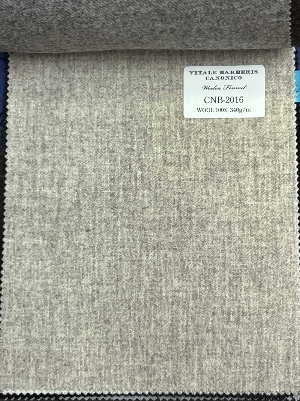 CNB2016 CANONICO (카노니코) 스테디 설러 WOOLEN FLANNEL 라이트 베이지 무지[원단] CANONICO