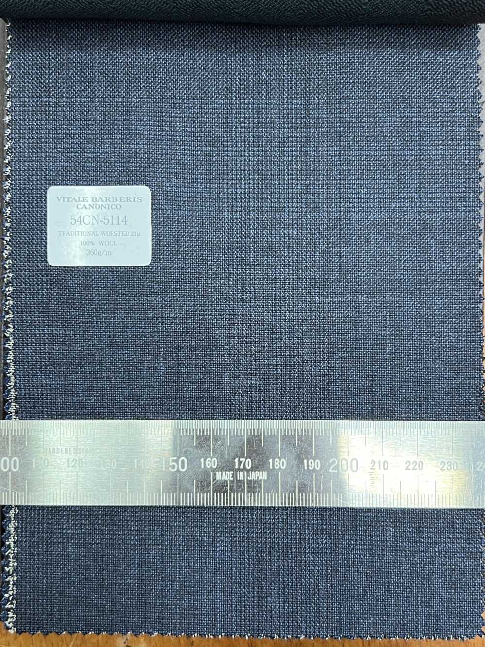 54CN5114 CANONICO TRADITIONAL WORSTED 21μ 글렌 체크무늬 블루[원단] CANONICO