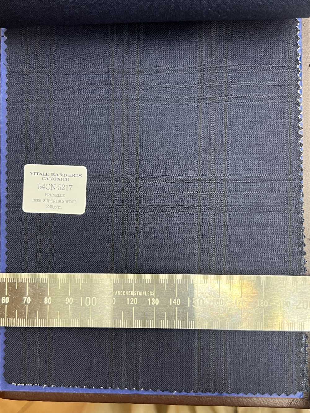 54CN5217 CANONICO(카노니코) Super110' 실 W/100 PRUNELLE 네이비[원단] CANONICO