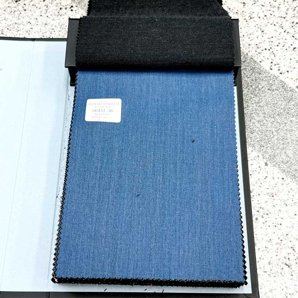 56451-36 25SS BEST SELECTION 【N-STRETCH】 에누 스트레치 블루 무지[원단] 쿠니시마 주식회사