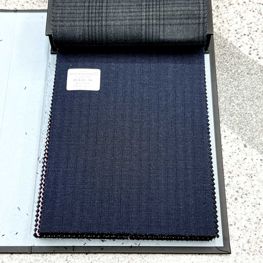 46431-36 스트레치 BEST SELECTION 【N-STRETCH】 에누스트레치 농감 섀도우 스트라이프[원단] 쿠니시마 주식회사