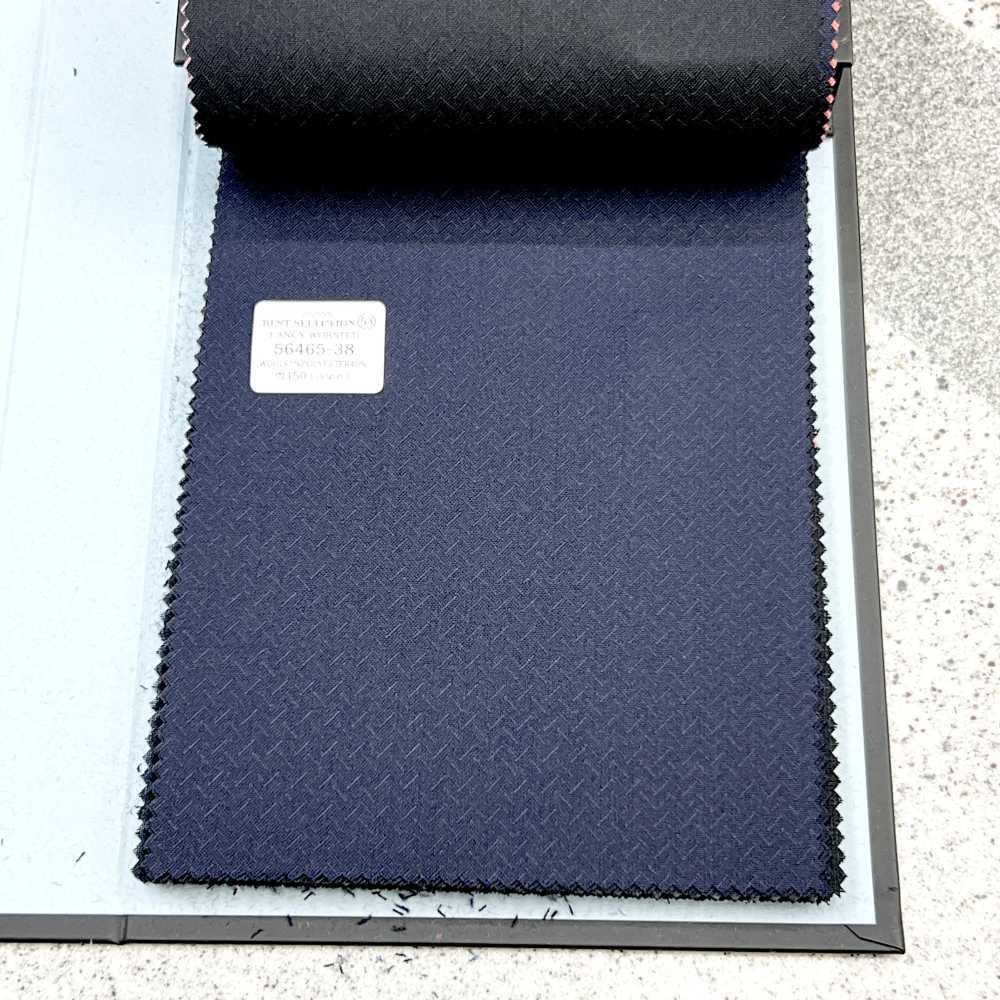 56465-38 25SS BEST SELECTION 【FANCY WORSTED】팬시 우스테드 쉐브론 농감[원단] 쿠니시마 주식회사