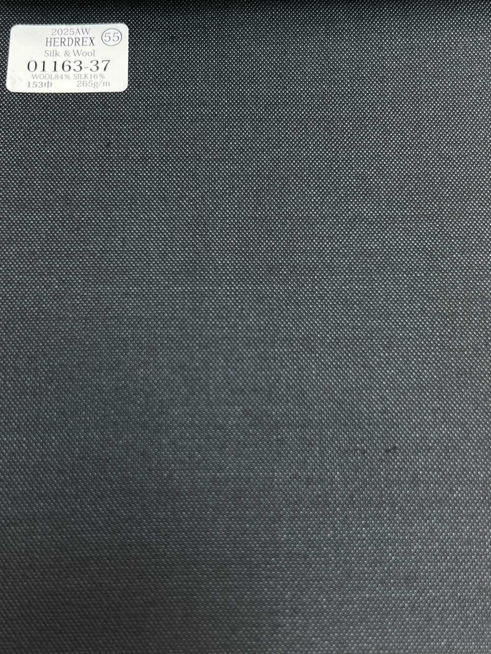 01163-37 25AW HERDREX 【 실크& Wool】 실크 앤 울 무지[원단] 쿠니시마 주식회사