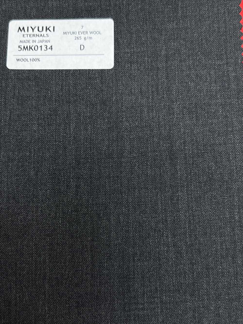 5MK0134 MIYUKI EVER WOOL(미유키・에버 울) 무지 그레이[원단] 미유키 케오리(MIYUKI)