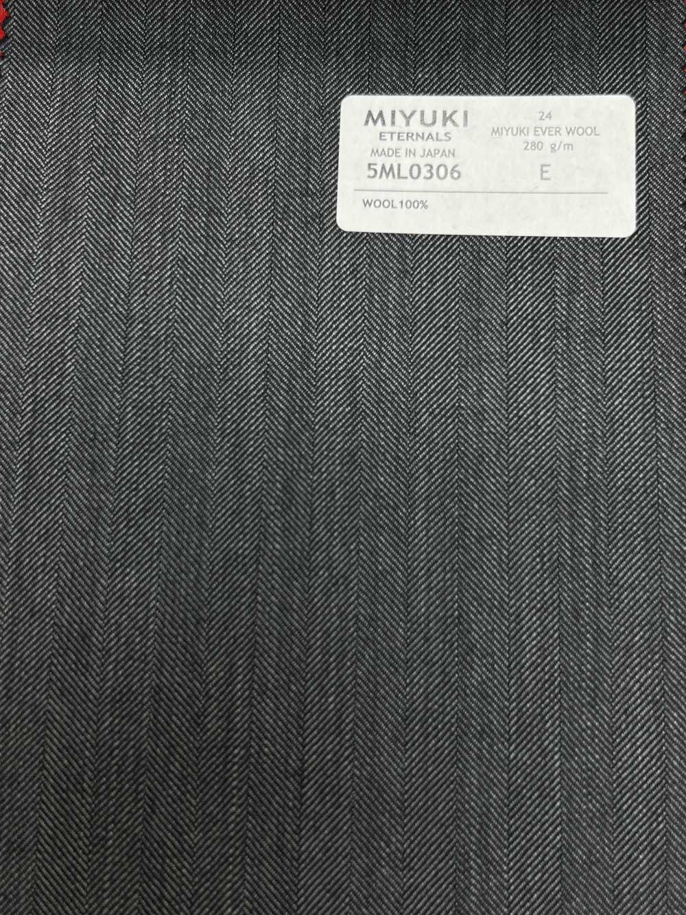 5ML0306 MIYUKI EVER WOOL (미유키 에버울) 헤링본 그레이[원단] 미유키 케오리(MIYUKI)