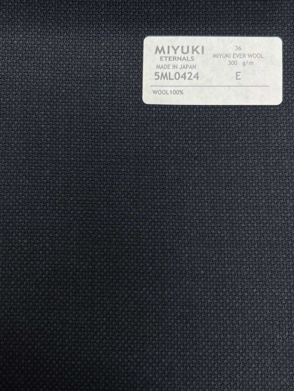5ML0424 MIYUKI EVER WOOL (미유키 에버 울) 버스 아이 네이비[원단] 미유키 케오리(MIYUKI)
