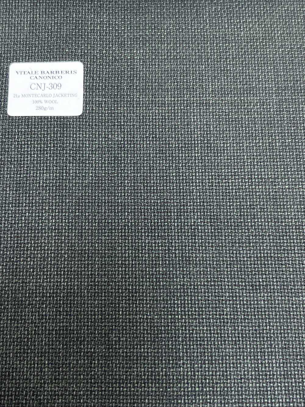 CNJ309 CANONICO (카노니코) 스테디 설러 21μMONTECARLO JACKETING 홉삭 짙은 녹색 무지[원단] CANONICO