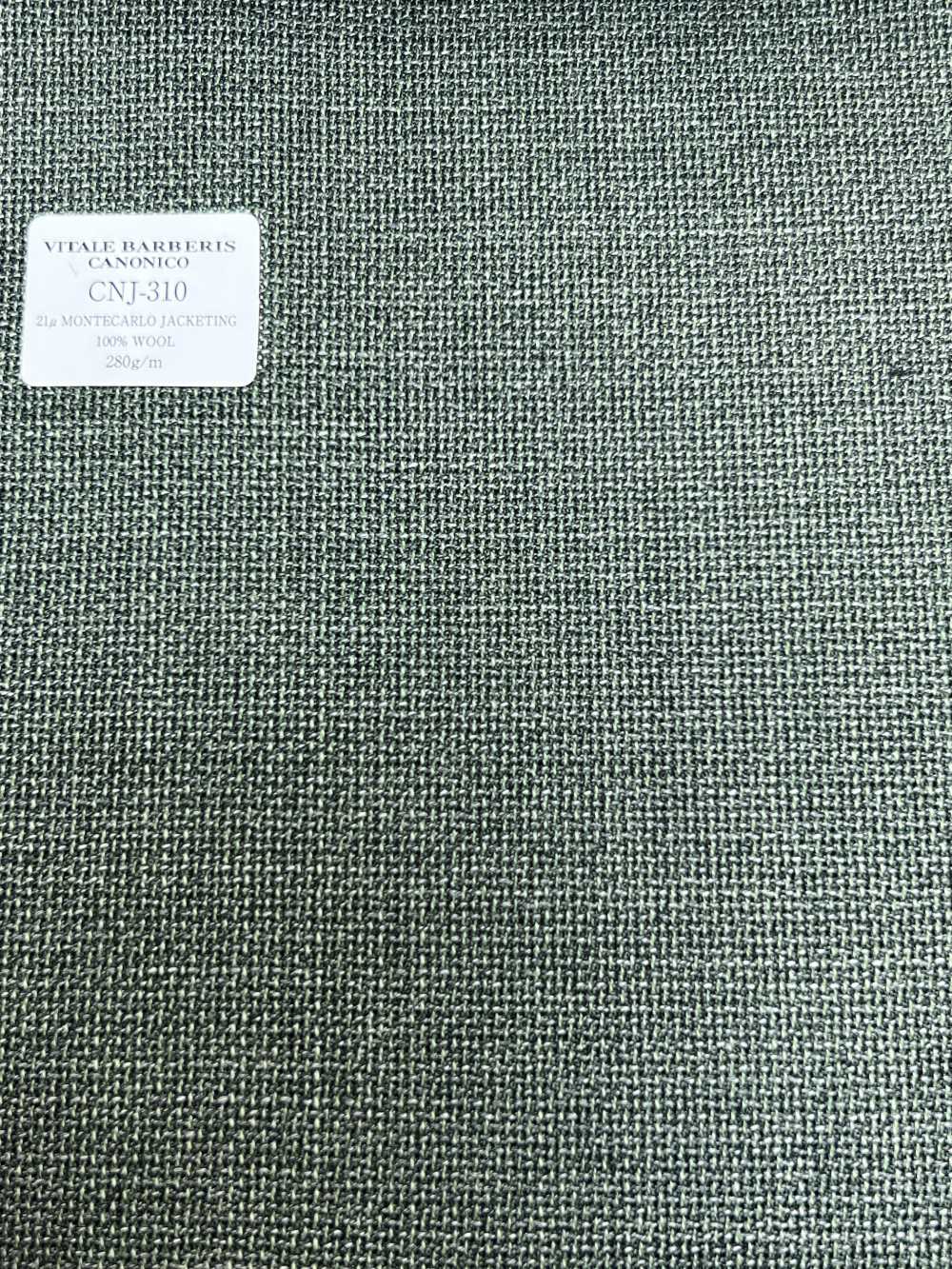 CNJ310 CANONICO(카노니코) 스테디 설러 21μMONTECARLO JACKETING 홉삭 그린 무지[원단] CANONICO