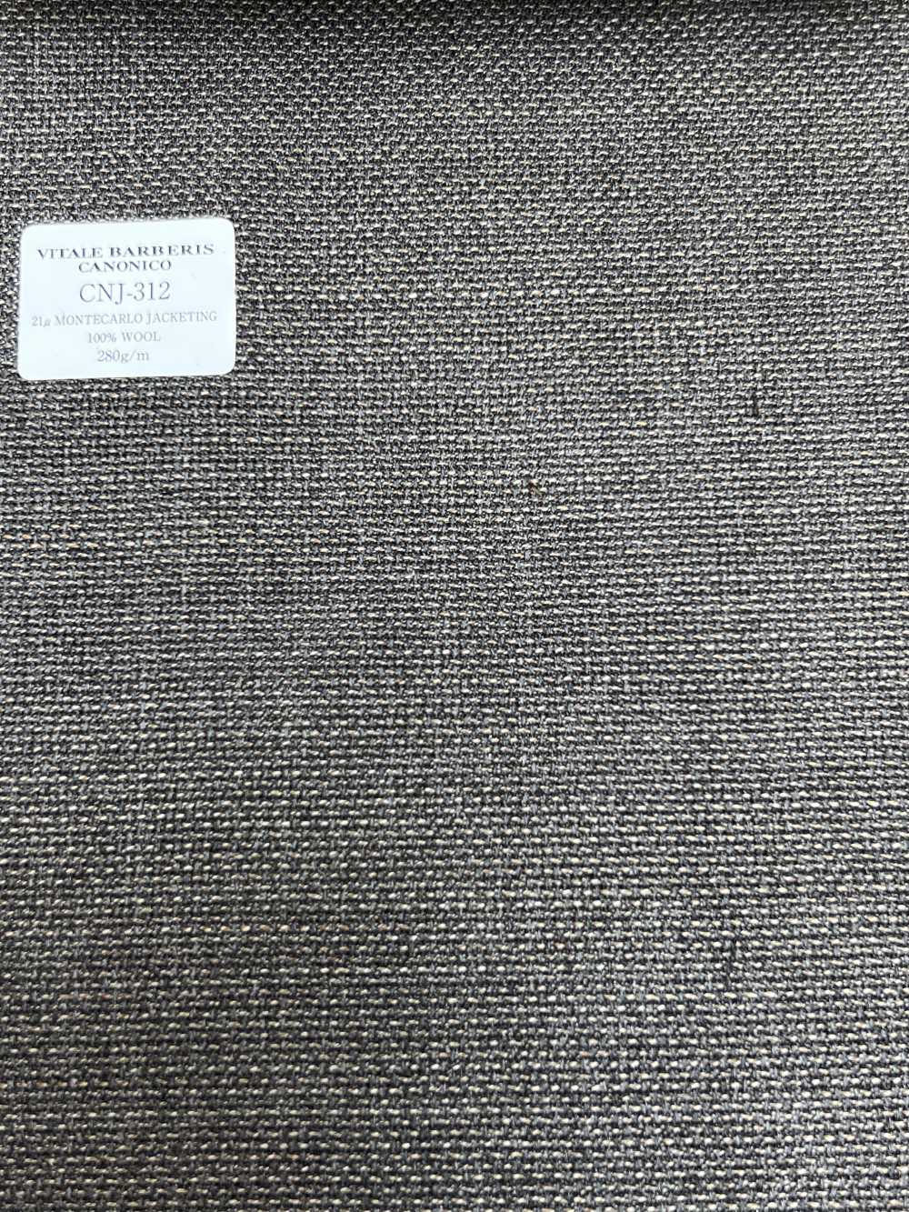 CNJ312 CANONICO(카노니코) 스테디 설러 21μMONTECARLO JACKETING 홉삭 라이트 브라운 무지[원단] CANONICO