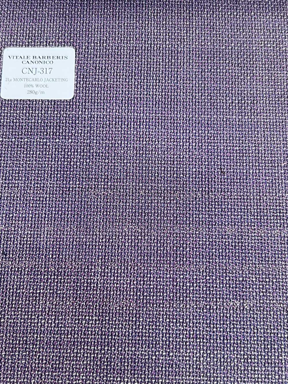 CNJ317 CANONICO(카노니코) 스테디 설러 21μMONTECARLO JACKETING 홉삭 라벤더 무지[원단] CANONICO