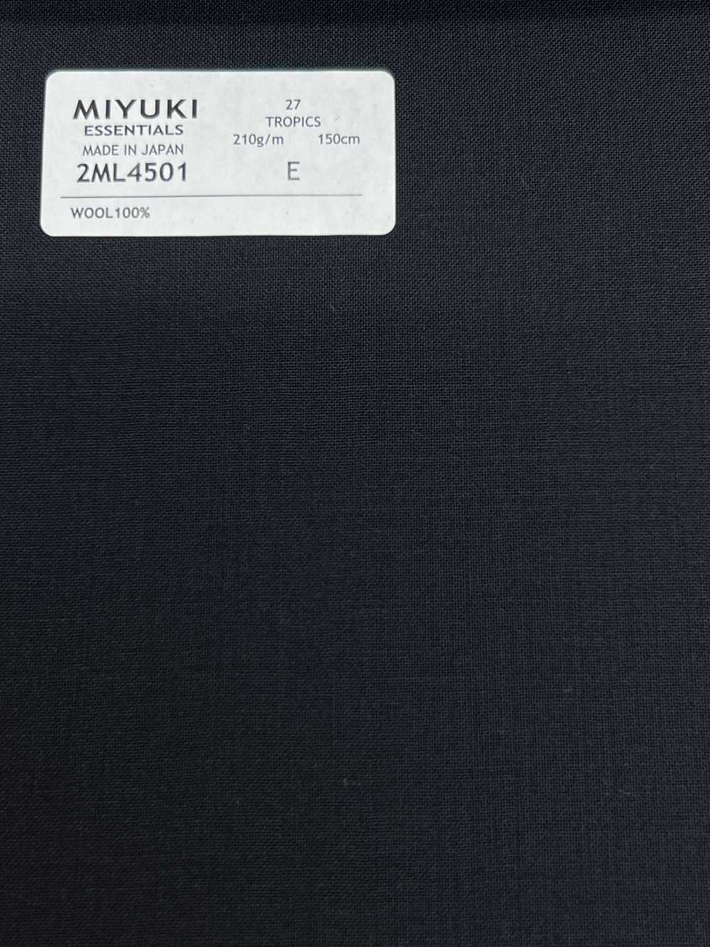 2ML4501 26SS 미유키 원단 MIYUKI 에센셜 TROPICS 감색 무지 미유키 케오리(MIYUKI)