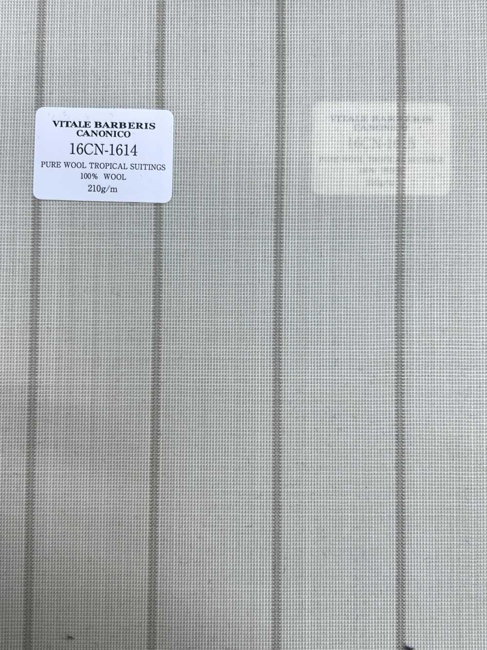 16CN1614 26SS VBC 비탈레 바르베리스 카노니코 PURE WOOL TROPICAL SUITINGS[원단] CANONICO