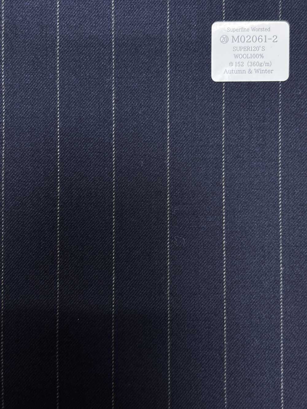 M02061-2 KUNISHIMA1850 Exclusive line 【Superfine Worsted】감초 스트라이프[원단] 쿠니시마 주식회사
