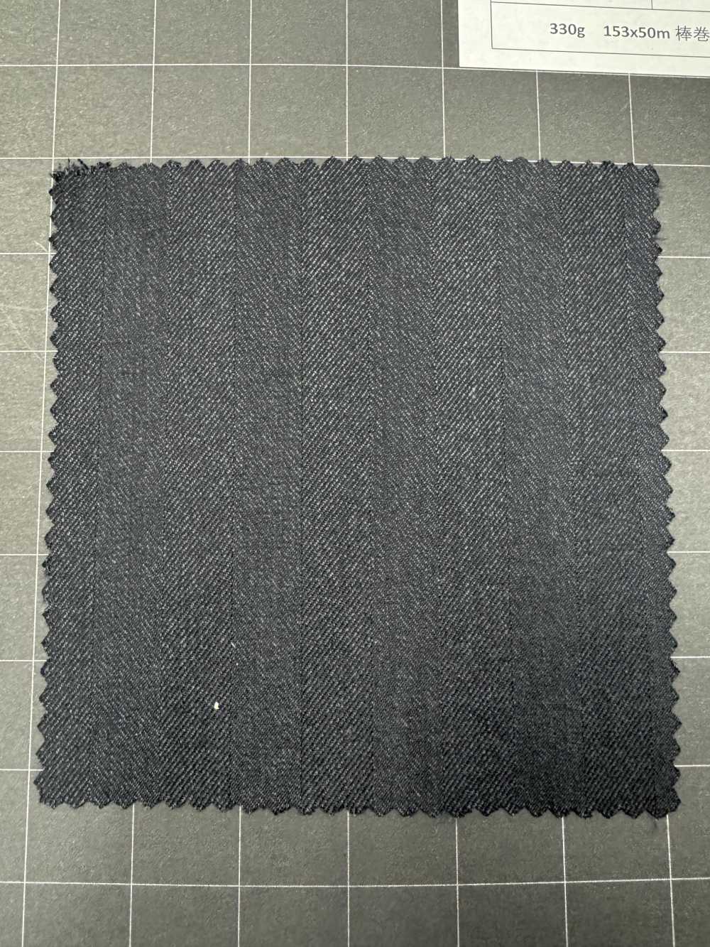 EBFW34-18 【재고 한계】 니케 텍스타일 원단 MAFsuper120's 다크 그레이 헤링본 NIKKE TEXTILE