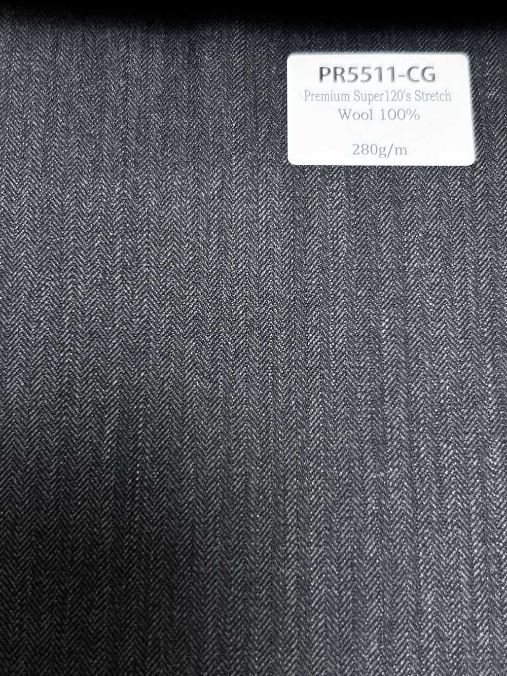 PR5511-CG 스테디셀러 국산 Premium Super120's Stretch 무지 차콜 그레이[원단] 호소이 쇼지 주식회사
