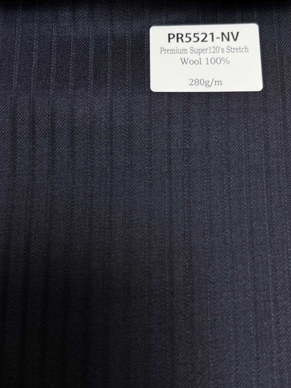 PR5521-NV 베이직 일본산 Premium Super120's 스트레치 무지 네이비 블루[원단] 호소이 쇼지 주식회사