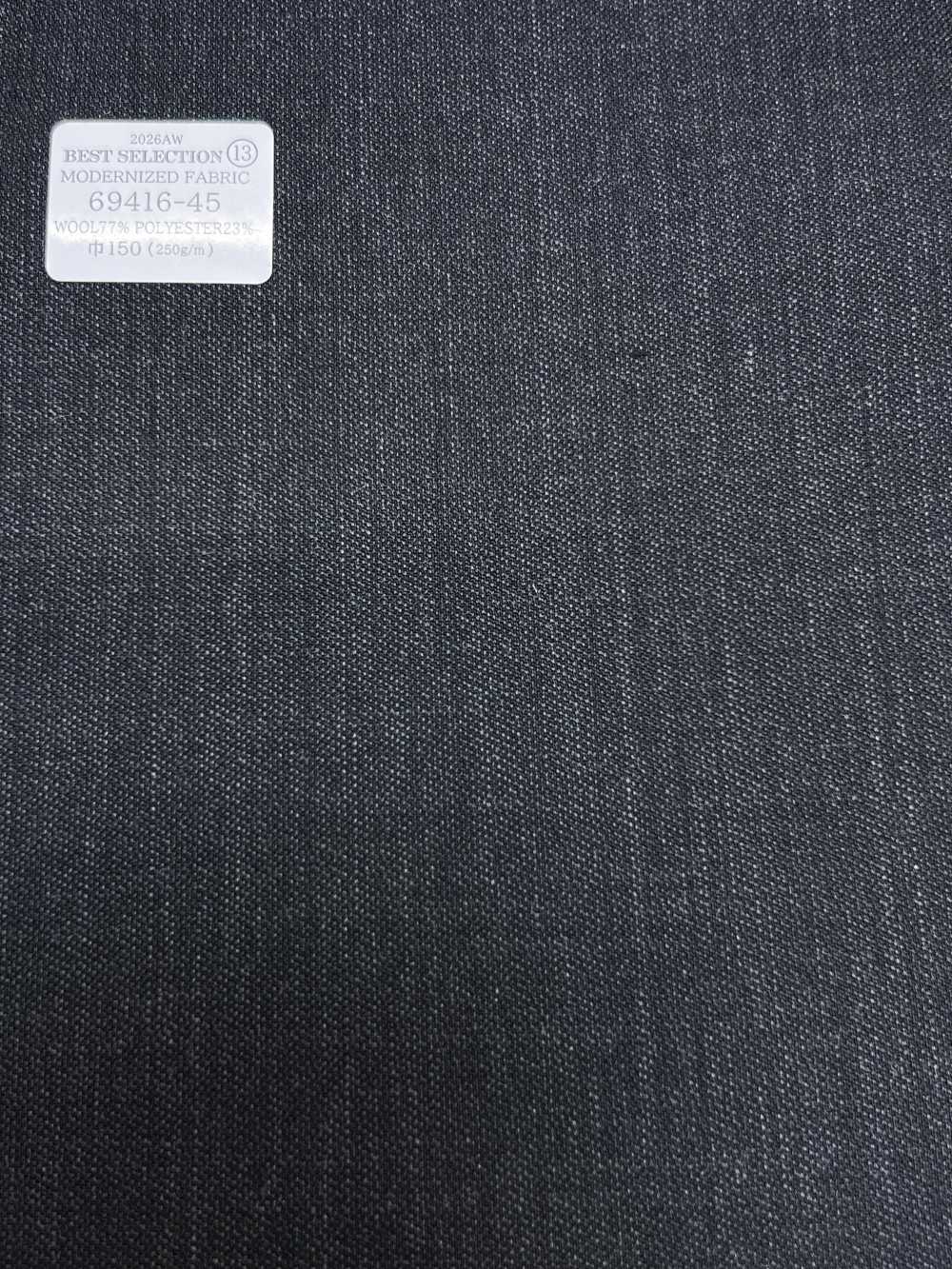 69416-45 26AW BESTSELECTION [MODERNIZED FABRIC] 모던화된 패브릭 차콜 샤크[원단] 쿠니시마 주식회사