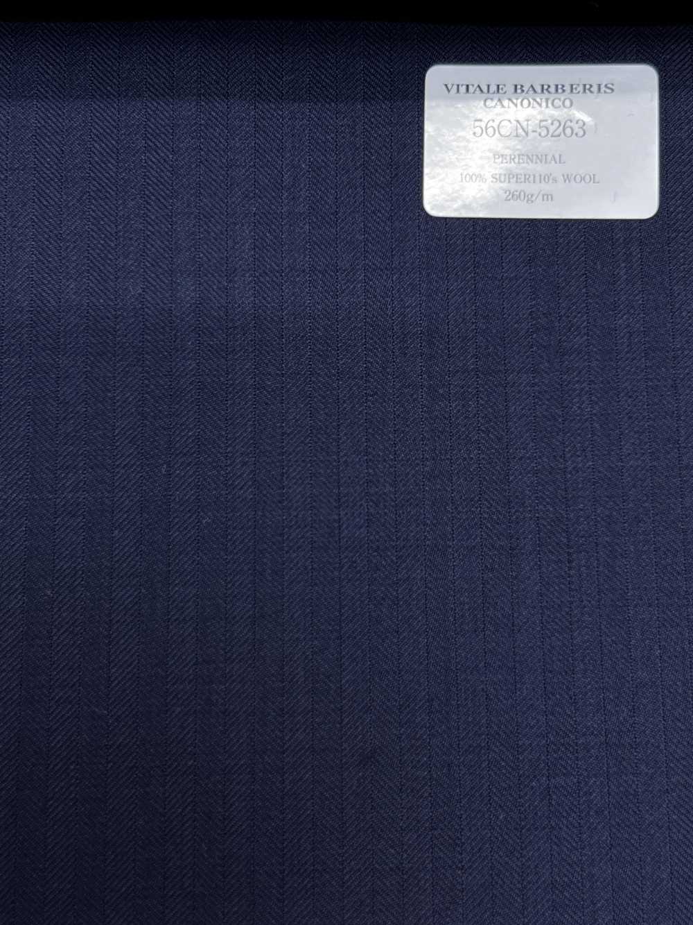 56CN5263 CANONICO(카노니코) PERENNIAL-CLASSICS 진한 남색 헤링본[원단] CANONICO