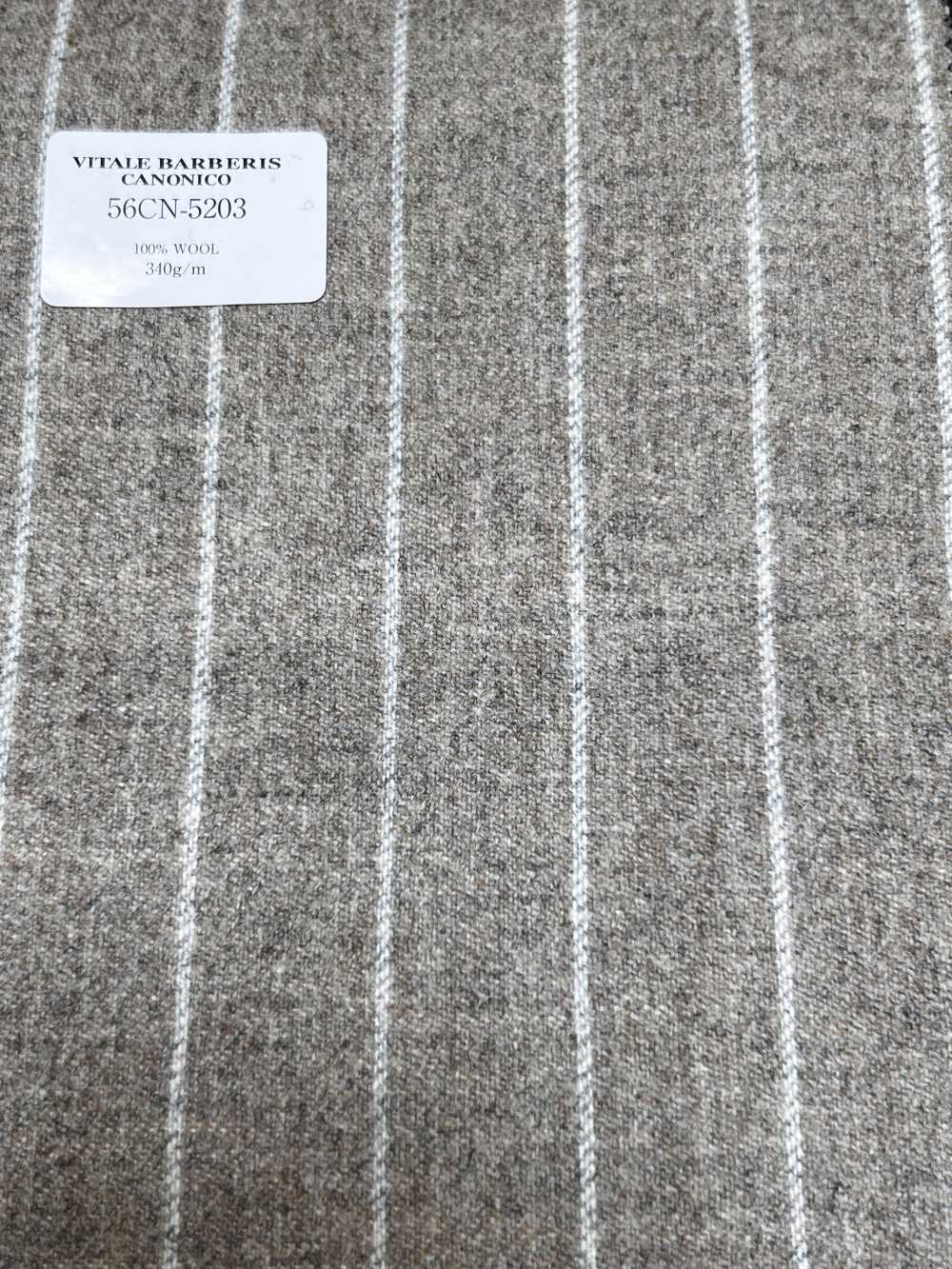 56CN5203 카노니코 ORIGINAL 울 플란넬 베이지/ 오프화이트 스트라이프[원단] CANONICO