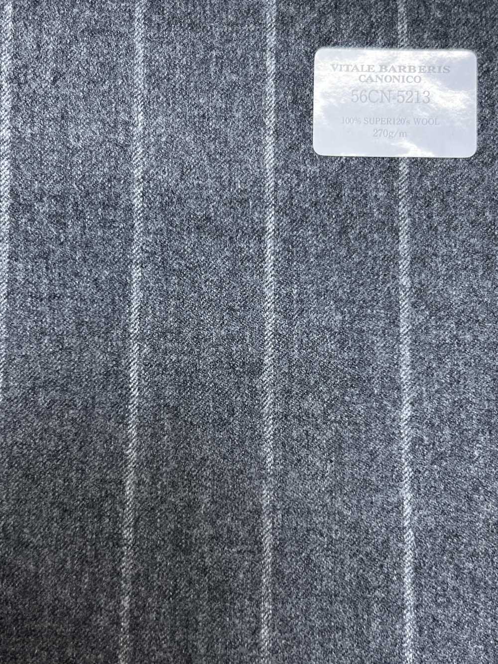 56CN5213 CANONICO(카노니코) FLANNEL CLASSICS 라이트 그레이 스트라이프[원단] CANONICO