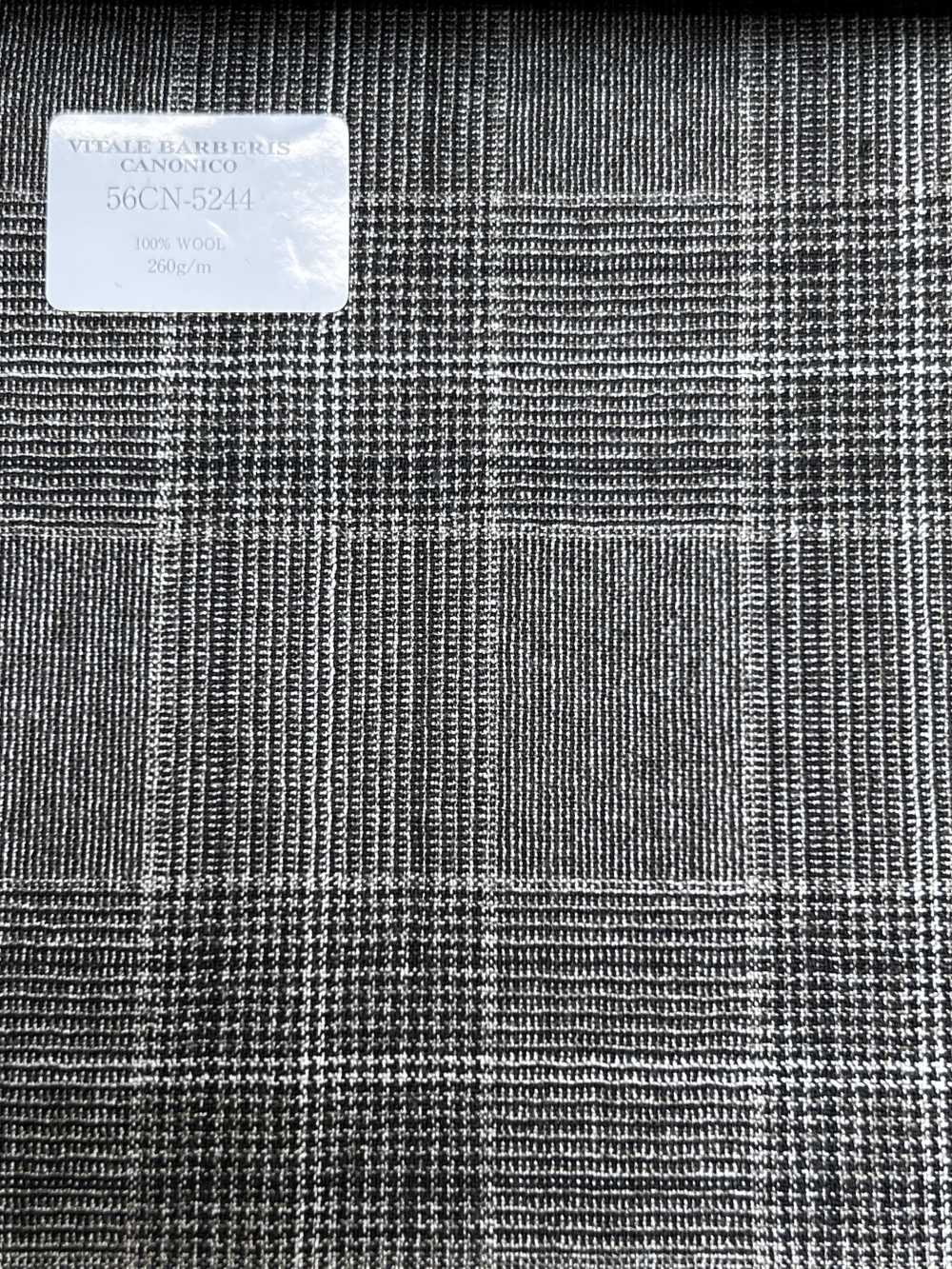 56CN5244 CANONICO 밀드 트로피컬 브라운 글렌체크[원단] CANONICO
