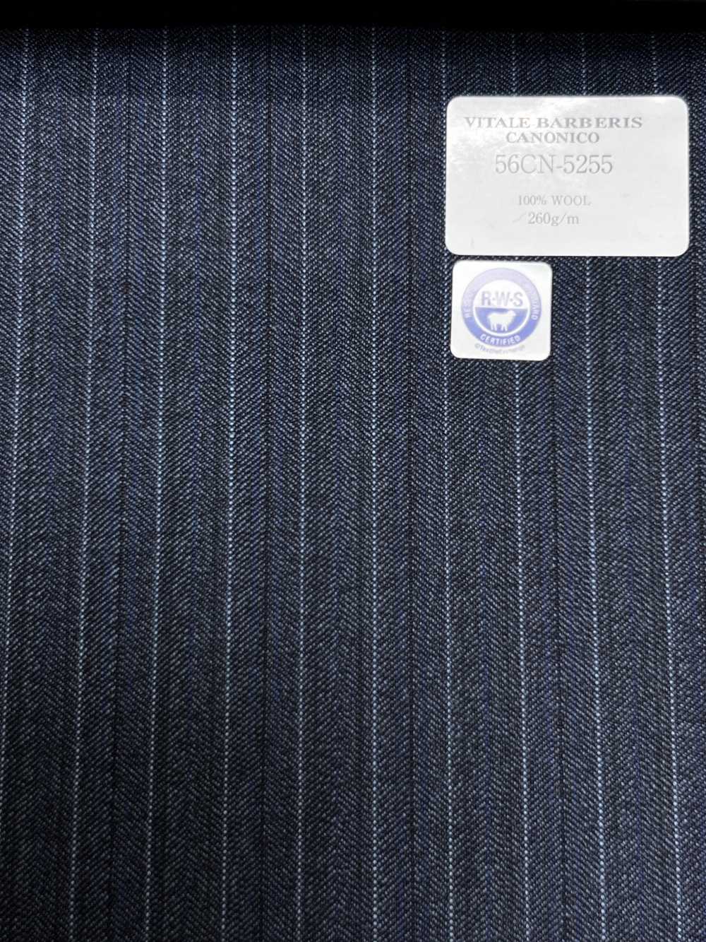 56CN5255 CANONICO(카노니코) RWS 21 PRUNELLE 네이비 블루 스트라이프[원단] CANONICO